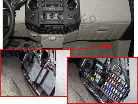 2008 f350 power distribution box location|Fuse box location and diagrams: Ford F.